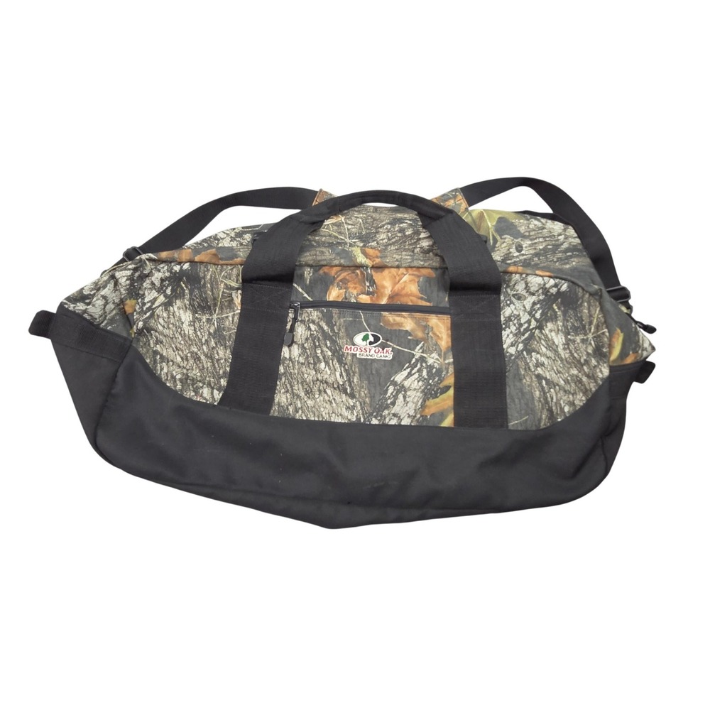 Mossy Oak Hunting Gear Bag Large Camo Duffel Utility Camping Outdoor Gorpcore